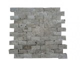 Travertin Beige Mosaïque 2,5x5 cm Qualité : Rustique Finition : Eclaté & Clivé