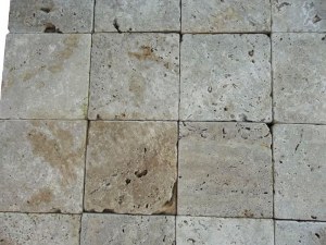 Travertin Classique Beige 3cm 20x20 cm Rustique