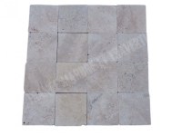 Travertin Classique Beige 20x20x2cm 1er Choix