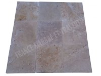 Travertin Classique Beige 3cm 40x40 cm Rustique