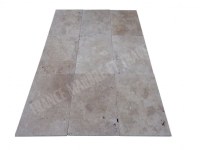 Carrelage travertin beige nuancé 40x60x1,2 cm rustique