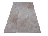 Carrelage travertin beige nuancé 40x60x1,2 cm rustique
