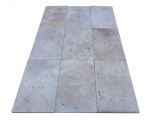 Carrelage travertin beige nuancé 40x60x2 cm rustique