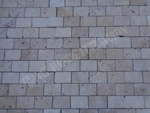 Travertin Beige Mosaïque 4,8x7,5 cm