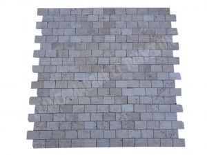 Travertin Beige Mosaïque 4,8x7,5 cm