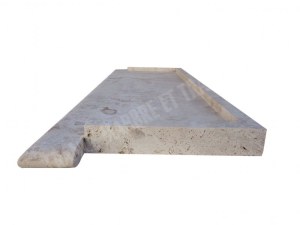 Travertin Beige Appui Fenêtre Rejingot 56x24 cm