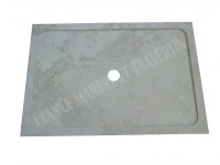 Travertin Beige Bac à Douche 120x80 cm