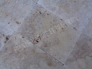 Carrelage travertin beige nuancé 40x60x1,2 cm commercial