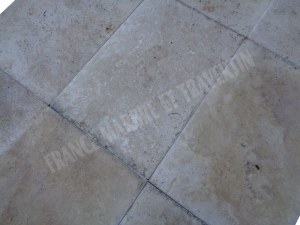 Travertin Beige Nuance 40,6x61x1,2 cm Brossé & Patiné