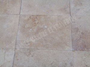 Travertin Beige Nuance 40x60X1,2 cm Adouci & Rebouché