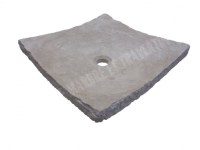 Travertin Beige Carré Vasque 43x43 cm Épaisseur : 4 cm Qualité : 1'er Choix Finition ...