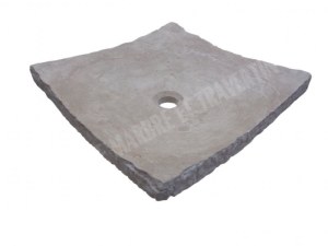 Travertin Beige Carré Vasque 43x43 cm Épaisseur : 4 cm Qualité : 1'er Choix Finition ...
