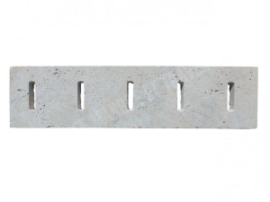 Travertin Beige Grille Rainure 12,5x50 cm