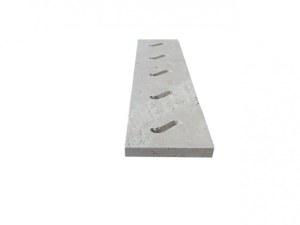 Travertin Beige Grille Serpent 12,5x50 cm