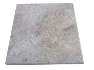 Travertin Beige Marche D'escalier Sortant 33x33 cm