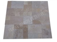 Travertin Classique Beige Mini Opus Romain 1er Choix