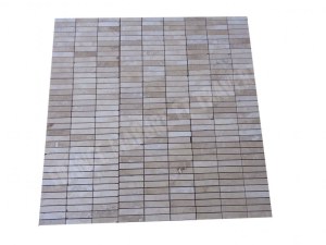 Travertin Beige Mosaïque 2,3x10 cm