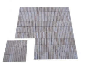 Travertin Beige Mosaïque 2,3x10 cm