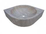 Travertin Beige Vasque Modèle œil