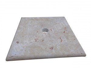 Travertin Beige Chapeau Pilier 30,5x30,5 cm