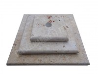 Travertin Beige Chapeau Pilier 3 Format