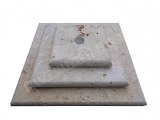 Travertin Beige Chapeau Pilier 3 Format