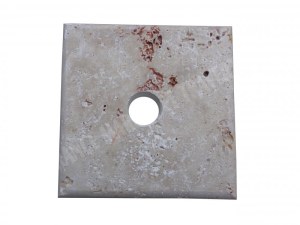 Travertin Beige Chapeau Pilier 20,3x20,3 cm