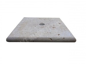 Travertin Beige Chapeau Pilier 30,5x30,5 cm