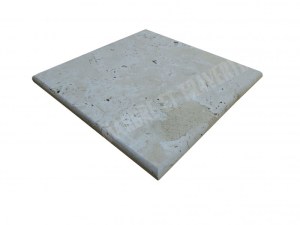 Travertin Beige Chapeau Pilier 40,6x40,6 cm