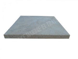 Travertin Beige Chapeau Pilier Pyramide 30,5x30,5 cm