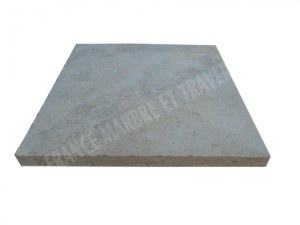Travertin Beige Chapeau Pilier Pyramide 30,5x30,5 cm