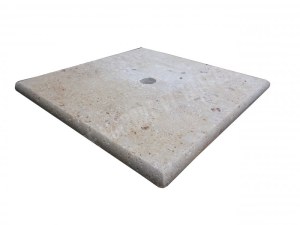Travertin Beige Chapeau Pilier 40,6x40,6 cm
