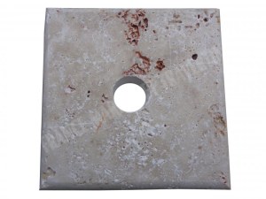 Travertin Beige Chapeau Pilier 20,3x20,3 cm