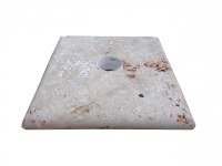 Travertin Beige Chapeau Pilier 20,3x20,3 cm