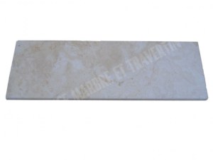 Travertin Beige Clair Marche Escalier 100x33 cm