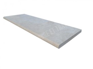 Travertin Beige Clair Marche Escalier 100x35 cm