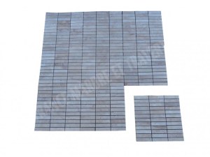 Travertin Beige Clair Mosaïque 2,3x10 cm