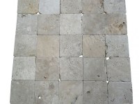 Travertin Classique Clair 20x20 cm Commercial