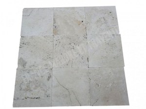 Travertin Classique Clair 30x30 cm Rustique