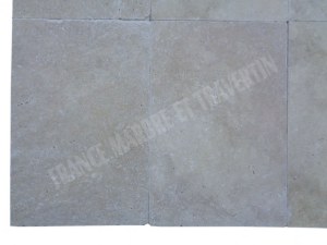Carrelage travertin clair 40x60x1.2 cm 1e choix