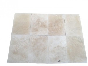 Travertin Beige Clair 40x60x1,2cm adoucie rebouché