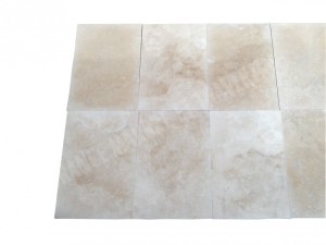 Travertin Beige Clair 40x60x1,2cm adoucie rebouché