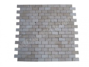 Travertin Beige Clair Mosaïque 4,8x10 cm