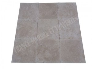 Travertin Classique Clair 60x60x2cm 1er Choix