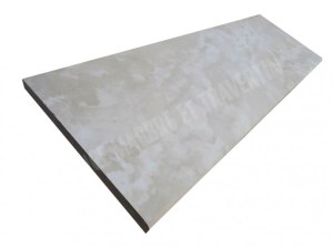 Travertin Beige Appui de Fenêtre 100x32 cm avec Goutte D'eau