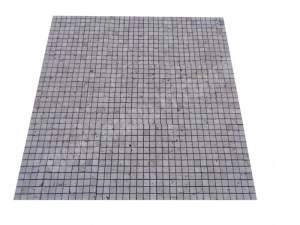 Travertin Beige Clair Mosaïque 2,3x2,3 cm