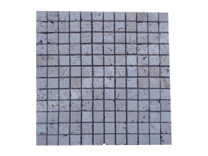 Travertin Beige Clair Mosaïque 2,3x2,3 cm