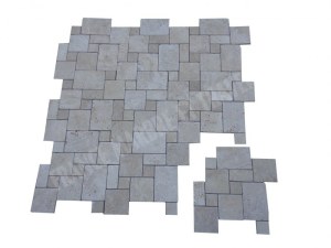 Travertin Beige Clair Mosaïque Big Opus Romain