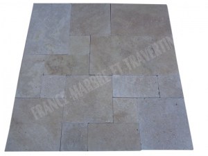 Travertin Classique Clair 3cm Big Opus Romain 1er Choix