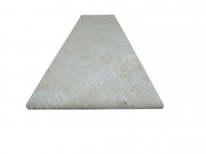 Travertin Beige Clair Couvertine Sortant 30,5x61 cm